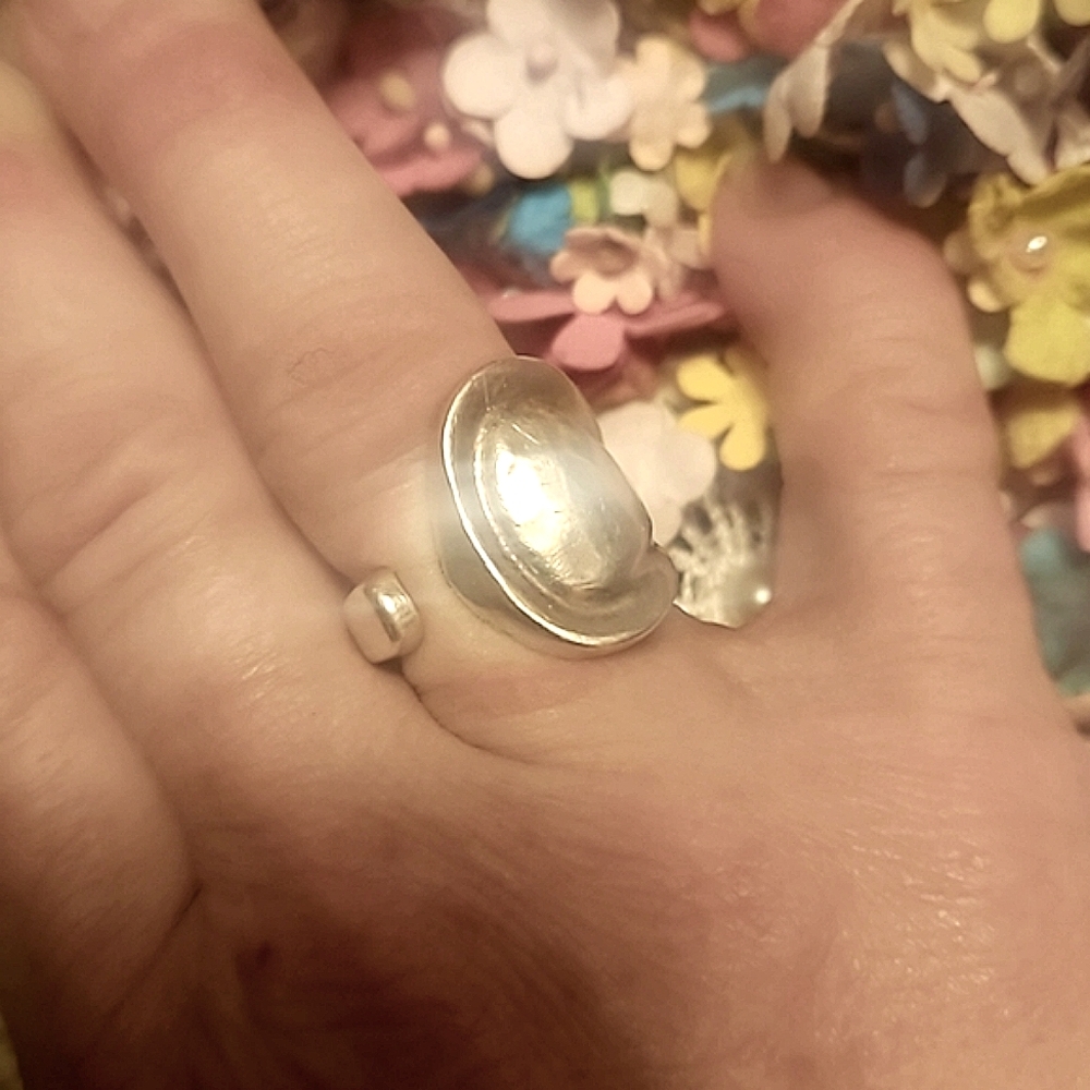 925 Sterling Silver Wrap Around Ring - image 4